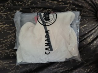 Sudadera Canada Goose blanca con cremallera