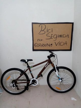 Bici niño Btwin 24 suspensión delantera 8.9.10