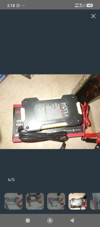 Cargador Batería Coche Inteligente 12V
