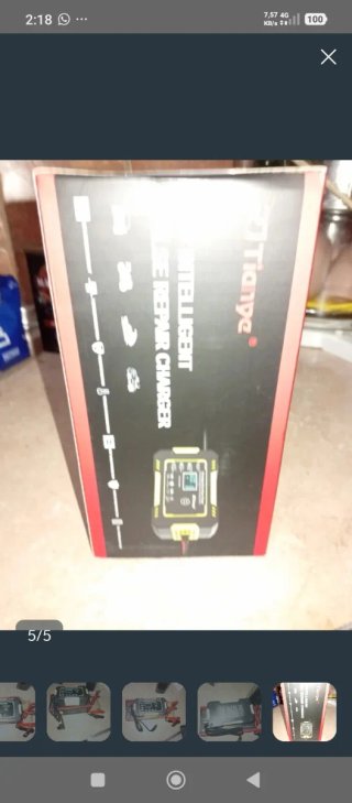 Cargador Batería Coche Inteligente 12V