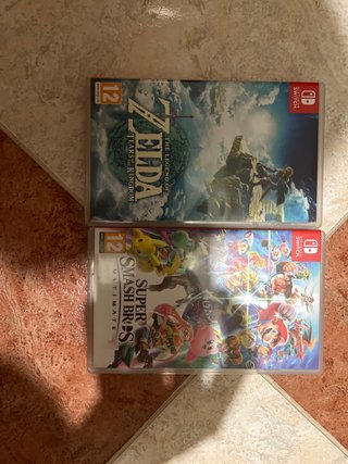 2 Juegos Nintendo Switch: Zelda y Smash Bros