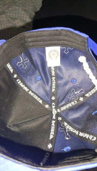 Gorra Chrome Hearts Azul y Blanca