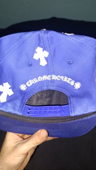 Gorra Chrome Hearts Azul y Blanca
