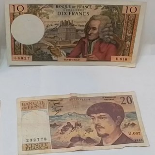 Billete 10 Francos Banque de France