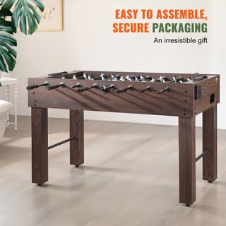 Mesa de Futbolín, Mesa de Futbolín de Tamaño Estándar de 55 Pulgadas, Mesa de Futbolín de Tamaño Completo para el Hogar, la Familia y la Sala de Juegos, Fútbol con Juego de Mesa de Futbolín, Inclu...