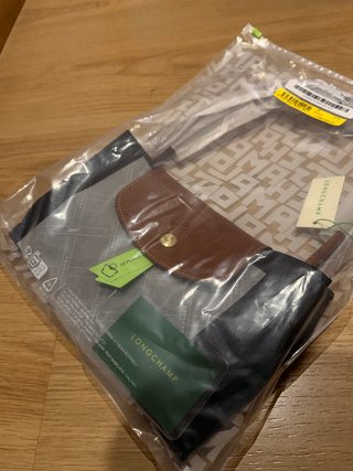 Bolso Longchamp L Negro con etiquetas