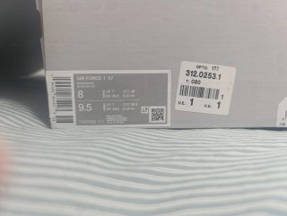 Nike Air Force 1 Nuevas Blancas Talla [41]