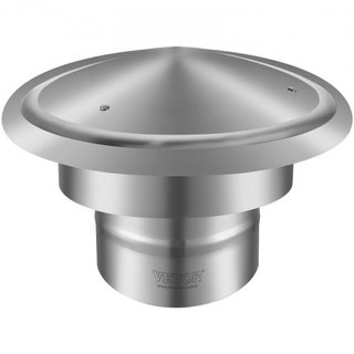 Copertura Camino, 152,4 mm, Copertura Tetto Tonda in Acciaio Inox 304, Coperture Estese 300 mm, Per Tutti i Climi e Viti Rinforzate, Facile Installazione, per Copertura Ventilazione Isolamento...
