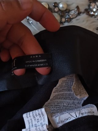 Shorts de cuero Zara Trafaluc