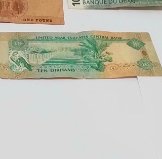 Lote Billetes Antiguos: Tanzania, Líbano, Egipto,