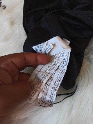Top Zara Negro Terciopelo