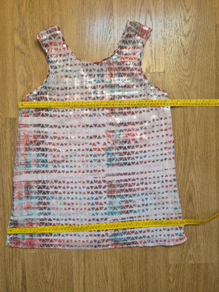 Blusa Next talla42, Lentejuelas Tirantes Multicolo