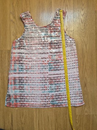 Blusa Next talla42, Lentejuelas Tirantes Multicolo