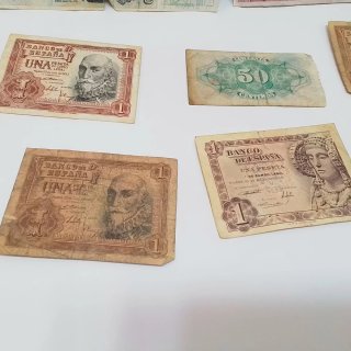 Billetes antiguos españoles