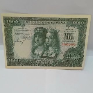 Billete 1000 Pesetas Banco de España 1957