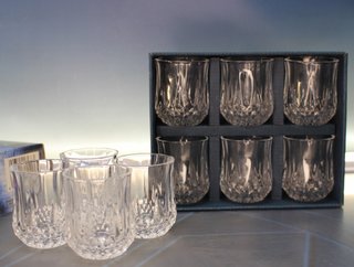 Cristal D'Arques. Longchamp. 10 bicchieri da liquore