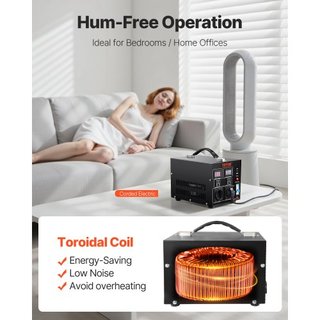 Convertidor de Voltaje Transformador, 2000VA, Transformador Pesado de Paso Arriba/Abajo, Convierte de 110 Voltios a 220 Voltios y de 220 Voltios a 110 Voltios, con Salida US Salida EU Puerto USB 5...