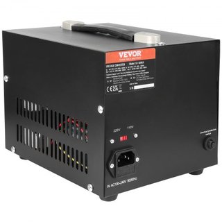 Convertidor de Voltaje Transformador, 2000VA, Transformador Pesado de Paso Arriba/Abajo, Convierte de 110 Voltios a 220 Voltios y de 220 Voltios a 110 Voltios, con Salida US Salida EU Puerto USB 5...