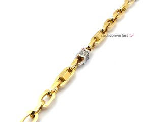 pulsera oro 18k con piedra con circonita