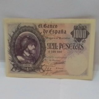 Billete 1000 Pesetas Carlos I Banco de España
