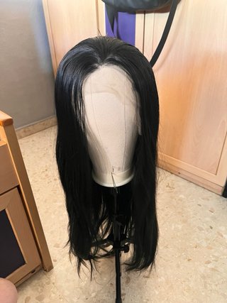 Peluca Lacefront Negra
