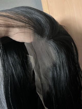Peluca Lacefront Negra