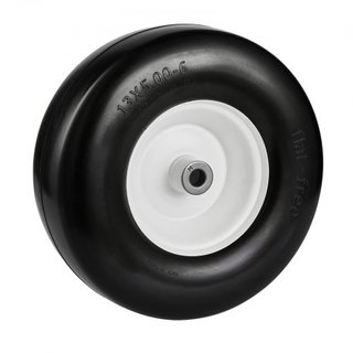 Neumáticos de Cortacésped con Llanta, Neumáticos de Tractor Tubeless 13x5-6", Conjunto de Rueda y Neumático de 2 Paquetes, Neumáticos de PU Sin Pinchazos, Hub Centrado de 3.25"-5.9", Tamaño de Buj...