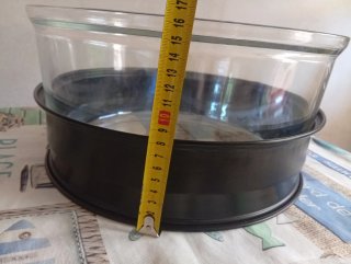 Molde Repostería Cristal y Metal 28 cm. diámetro