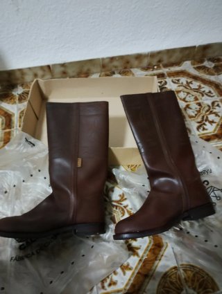Botas de cuero para equitación