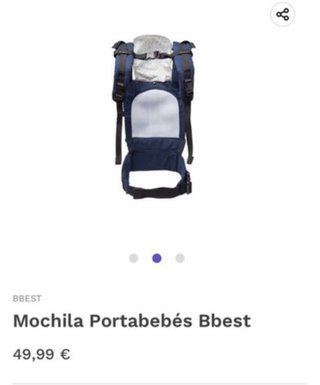 Oportunidad. Mochila Portabebés Ergonómica BBest