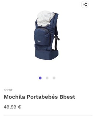 Oportunidad. Mochila Portabebés Ergonómica BBest