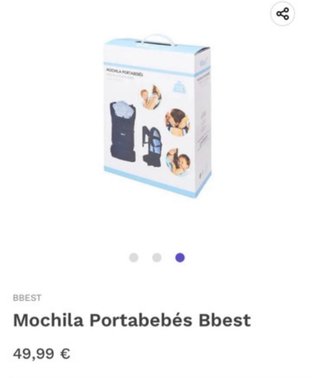 Oportunidad. Mochila Portabebés Ergonómica BBest
