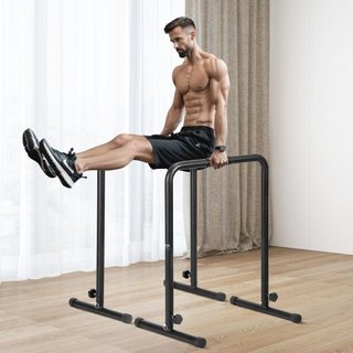 Barras de Dips, Capacidad de 440 lbs, Estación de Soporte de Dips de Alta Resistencia con Altura Ajustable, Estación de Dips para Entrenamiento de Fitness, Soporte para Flexiones Parallette, Barra...