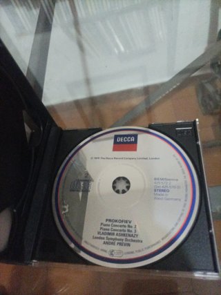 CD Vladimir Ashkenazy Prokofiev Piano Concertos