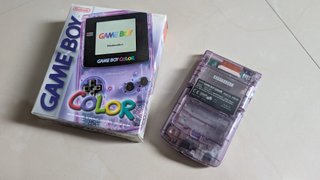 Nintendo Game Boy Color Morado Atómico Completa