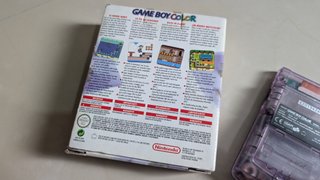 Nintendo Game Boy Color Morado Atómico Completa