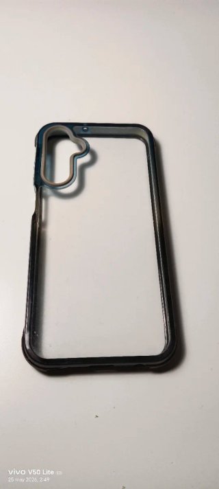 Funda Móvil Transparente Bicolor