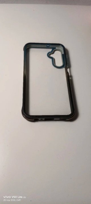 Funda Móvil Transparente Bicolor