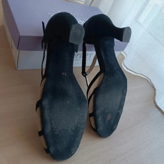 Zapatos Merlet Talla 39 Negro/Beige