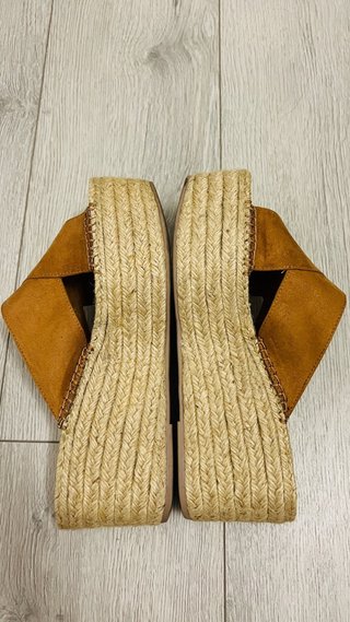 Sandalias Stradivarius Esparto Camel