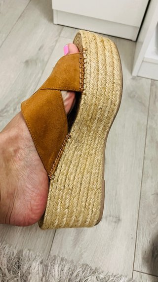 Sandalias Stradivarius Esparto Camel