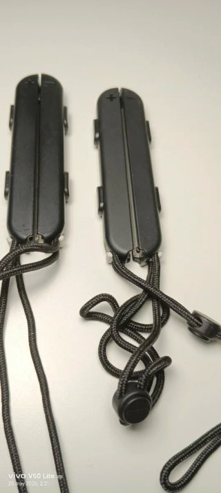 2 x Joy-Con Lanyard Negro 4 para poner en mandos