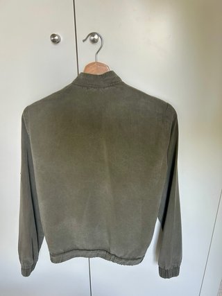 Chaqueta Stradivarius Verde Militar Talla S