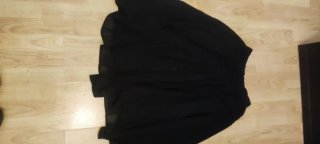 Falda Zara doble forro negra