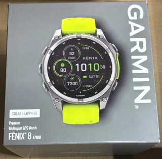 Garmin Fenix 8 47mm Solar Zafiro