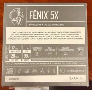 Garmin Fenix 5X Zafiro Gris y cinta Garmin HRM-Tri