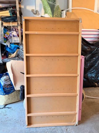 Cuna IKEA madera rosa