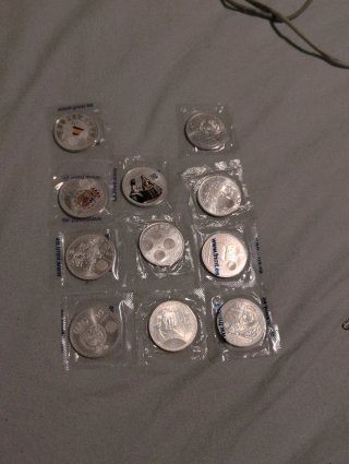 Colección monedas conmemorativas