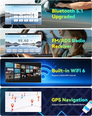 Radio CarPlay 8 Núcleos 4G+64G para Nissan Qashqai