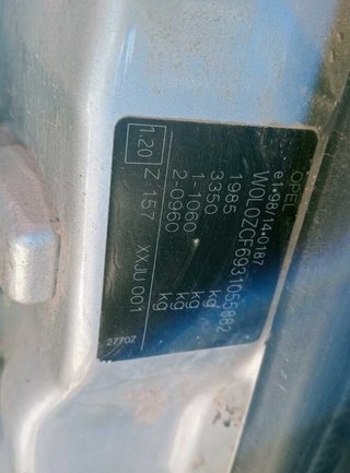 Paragolpes trasero opel vectra c berlina 248783
